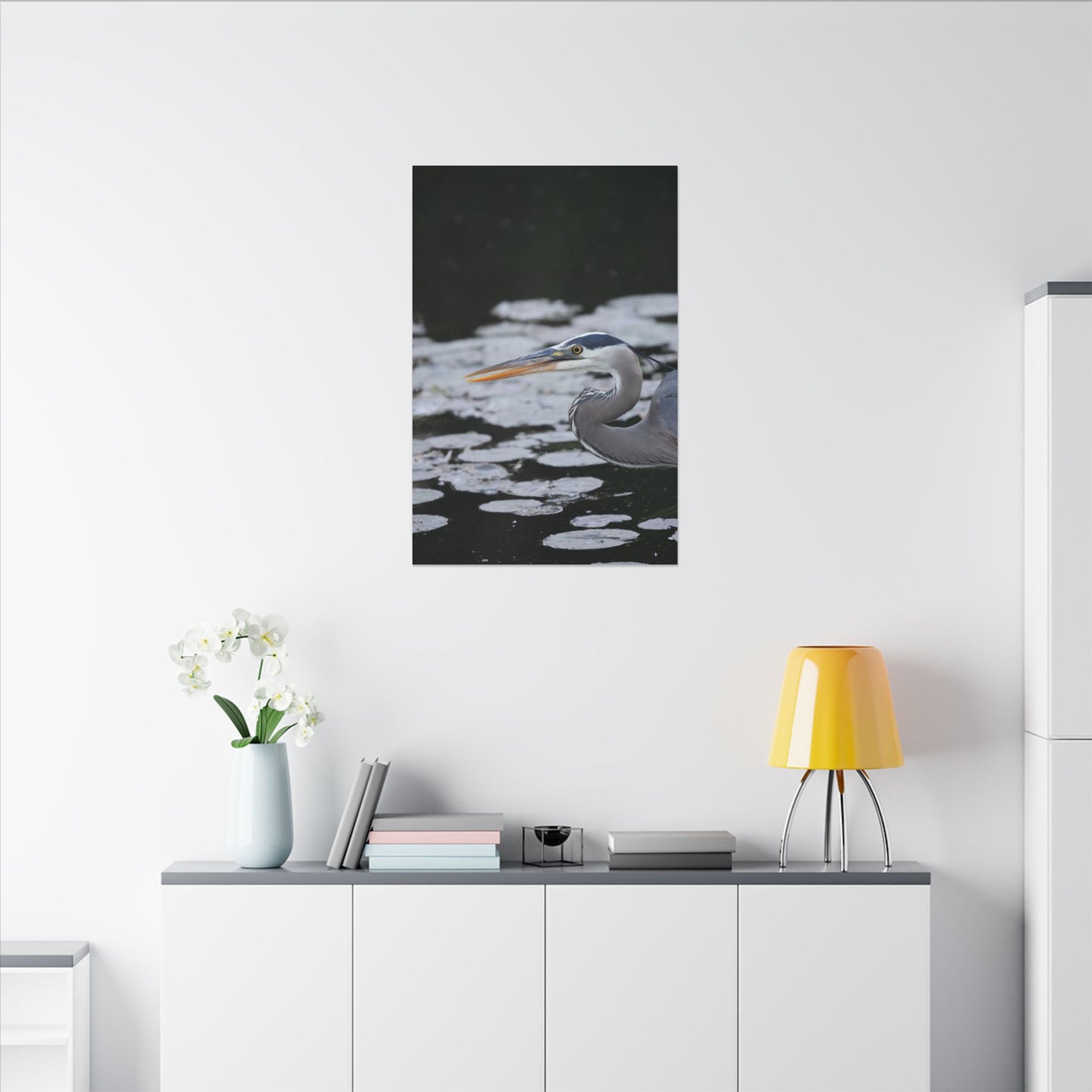 Still Hunter | Great Blue Heron Canvas